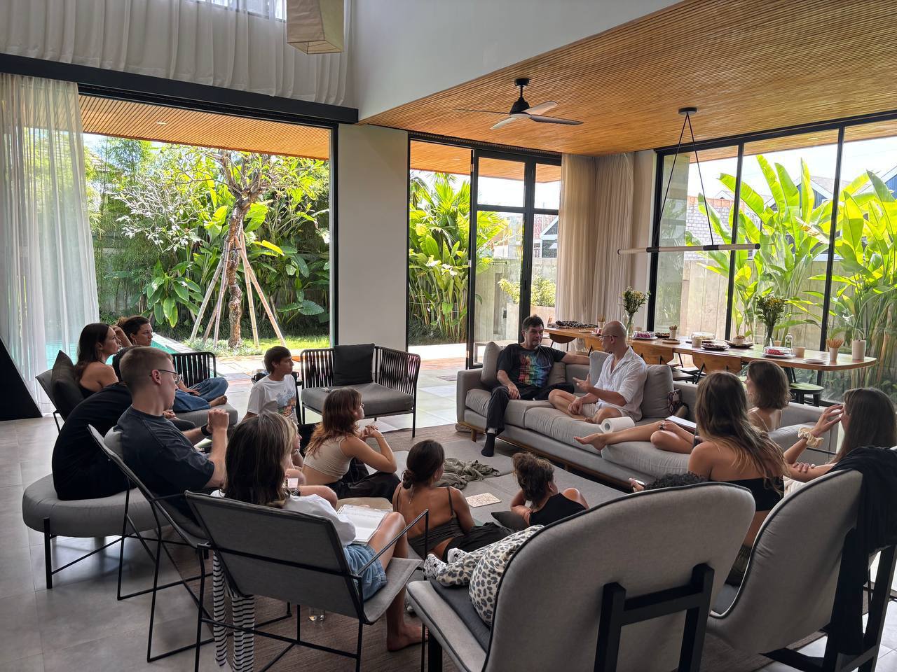 участники в рабочем пространстве